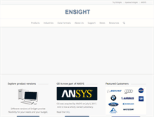 Tablet Screenshot of ensight.com